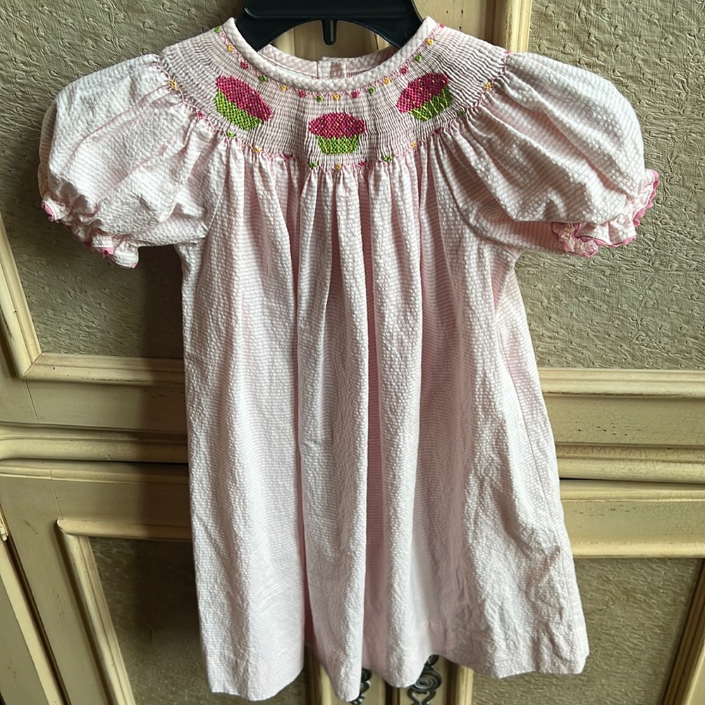 Hand Smocked dress by Silly Goose size 4t